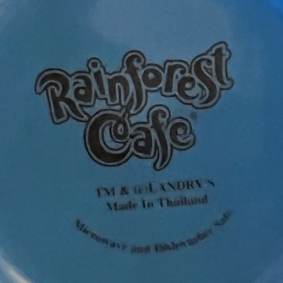 Rainforest Cafe Trading Company Ceramic Mug  3D Embossed  Logo - Picture 6 of 6